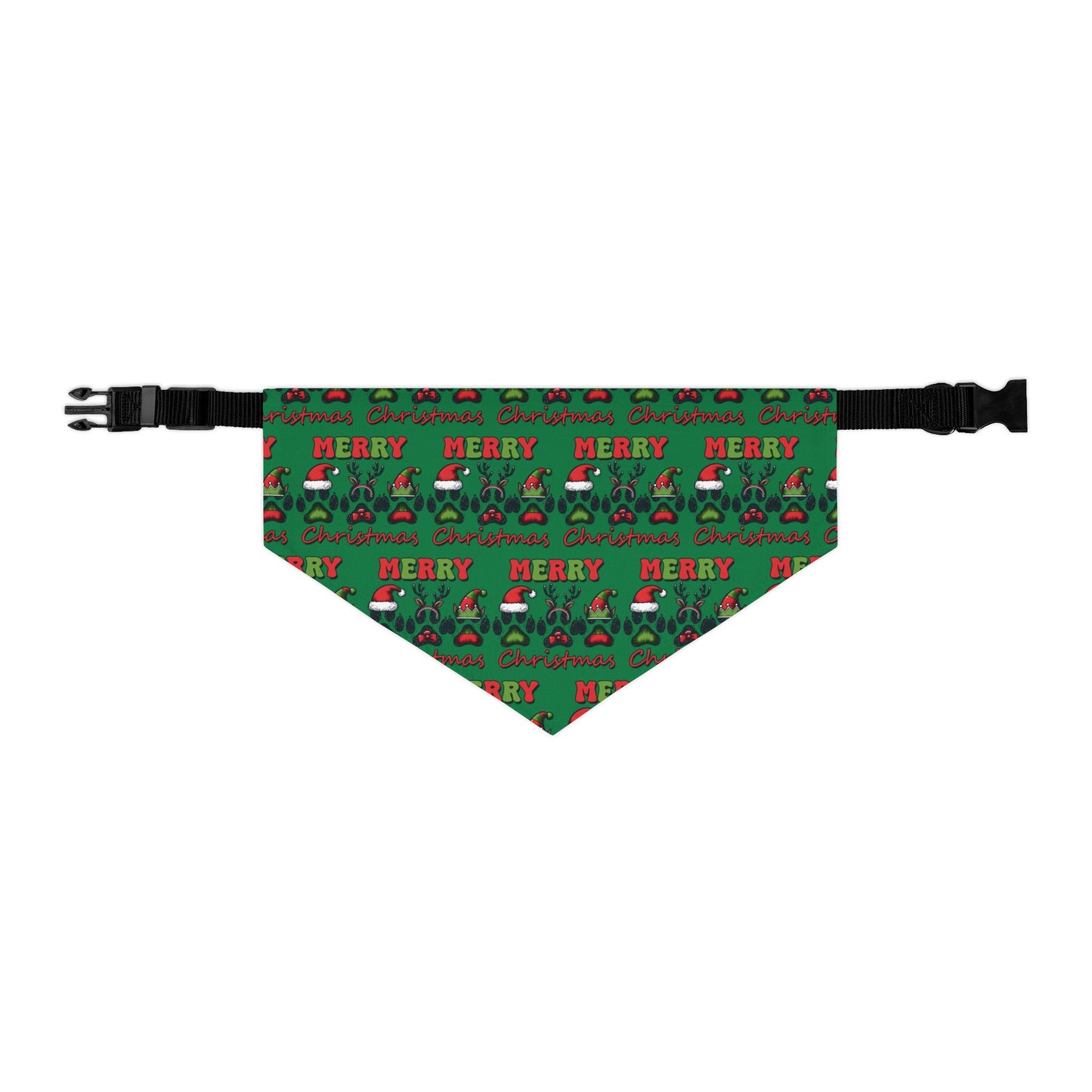 Merry Christmas Pet Bandana Collar