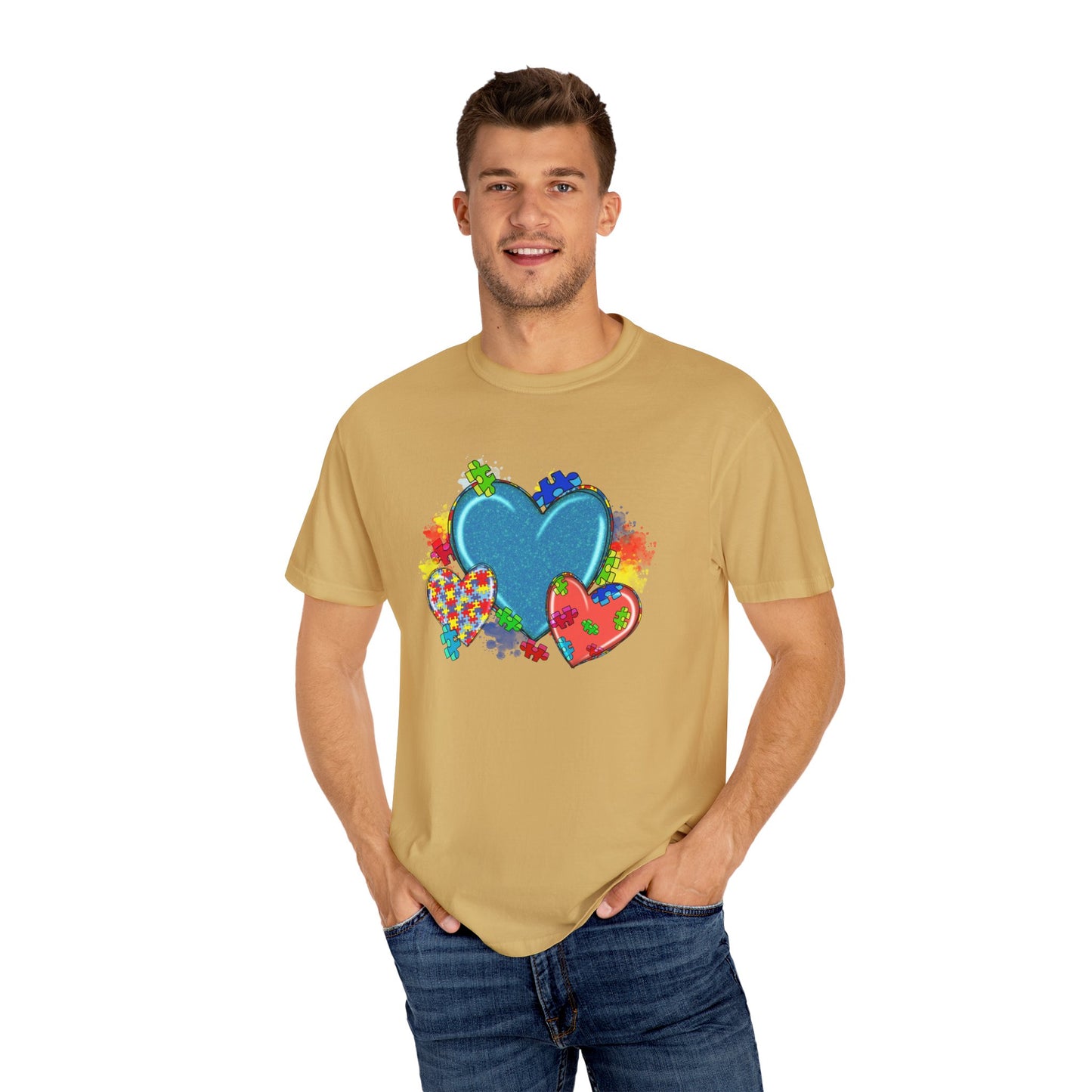 Autism Awareness Hearts T-shirt