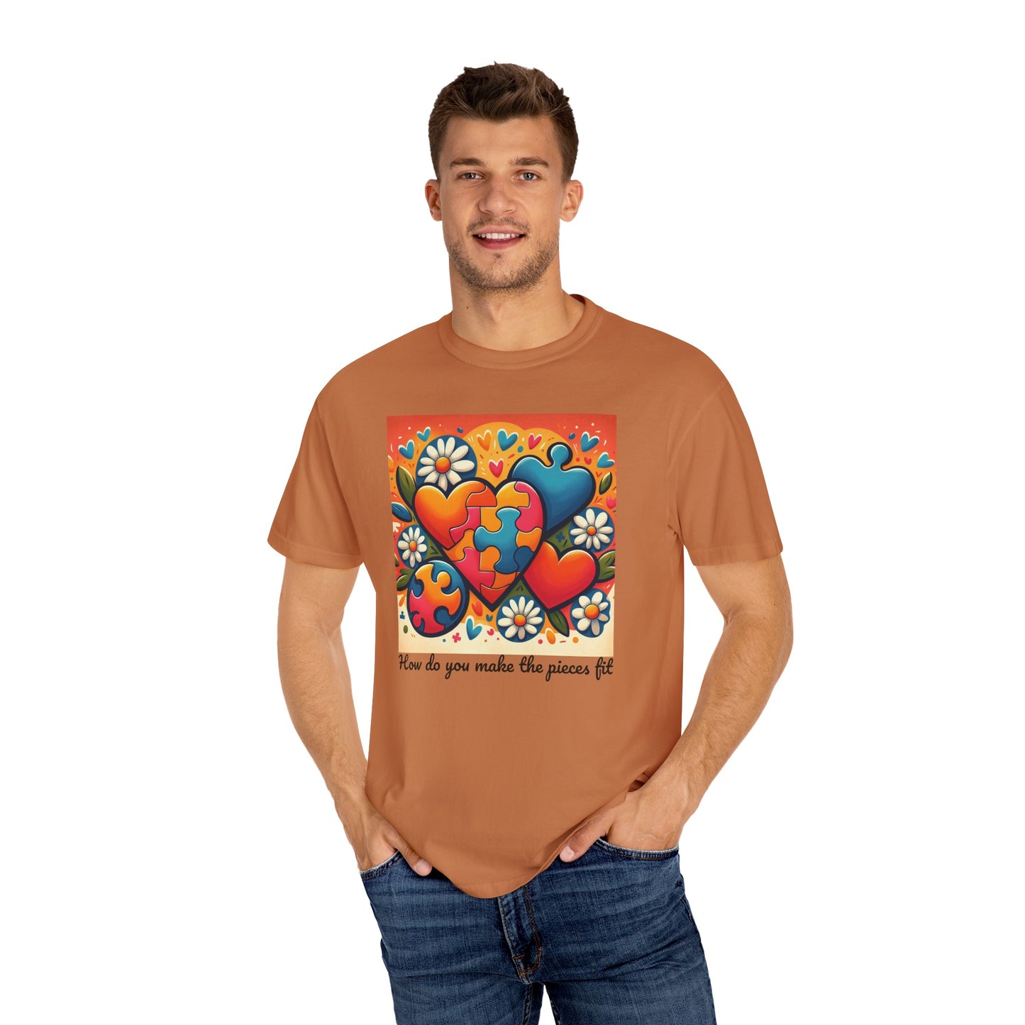 How do you make the pieces fit Autism Awareness T-shirt