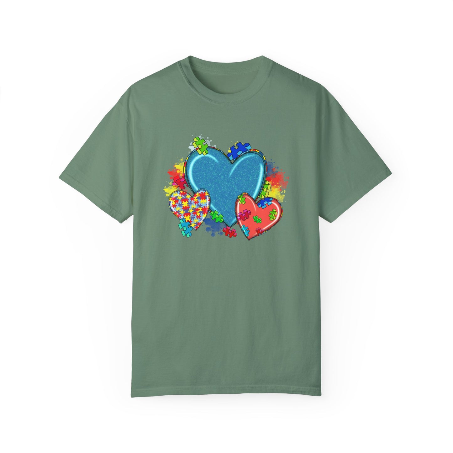 Autism Awareness Hearts T-shirt