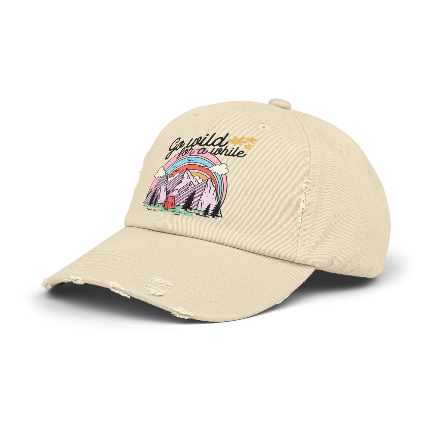 Go Wild for Awhile Distressed Cap