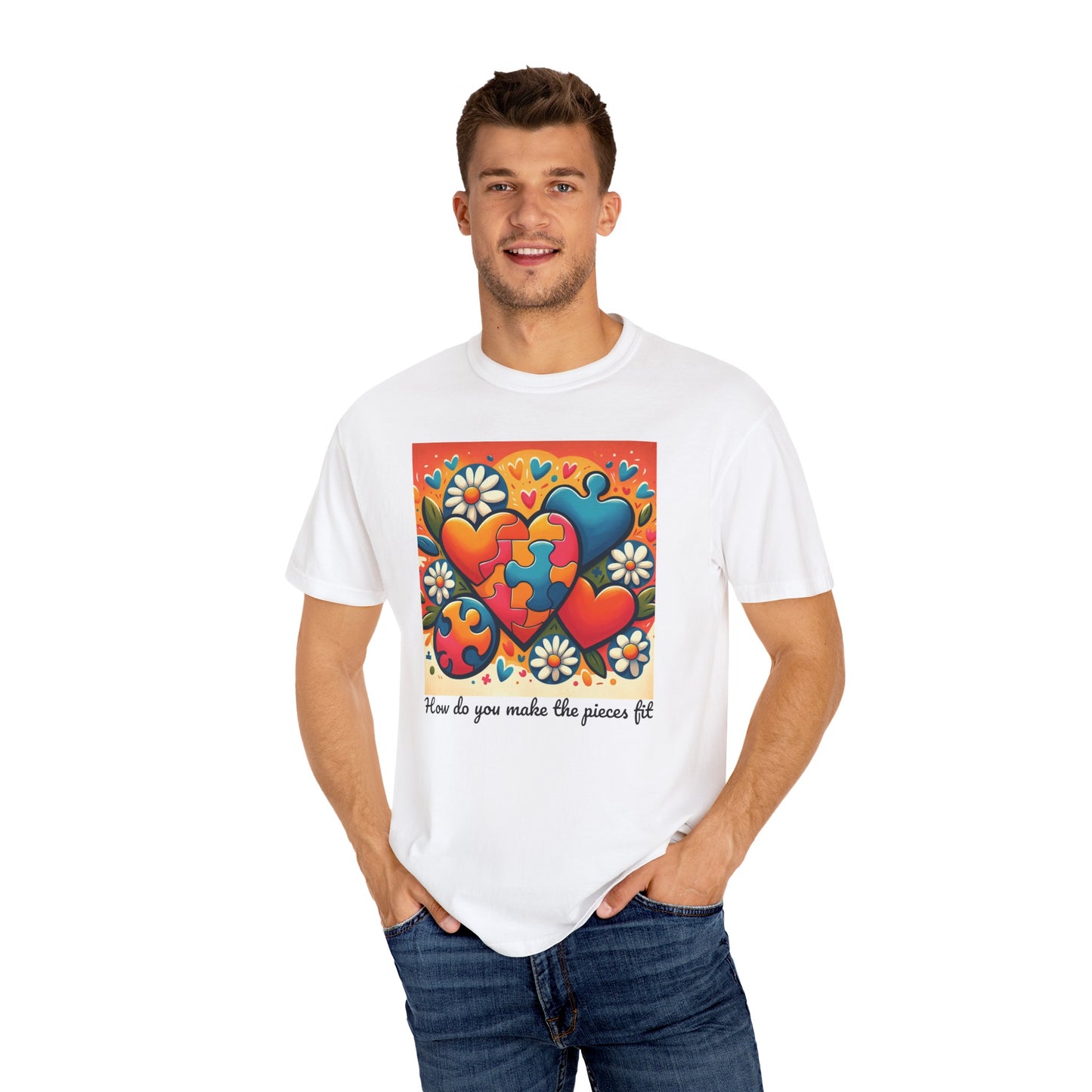 How do you make the pieces fit Autism Awareness T-shirt