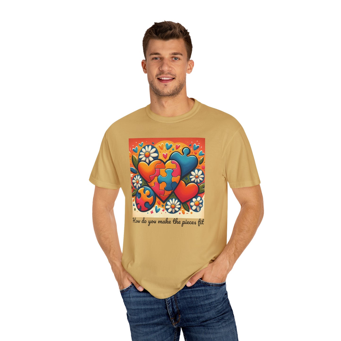 How do you make the pieces fit Autism Awareness T-shirt