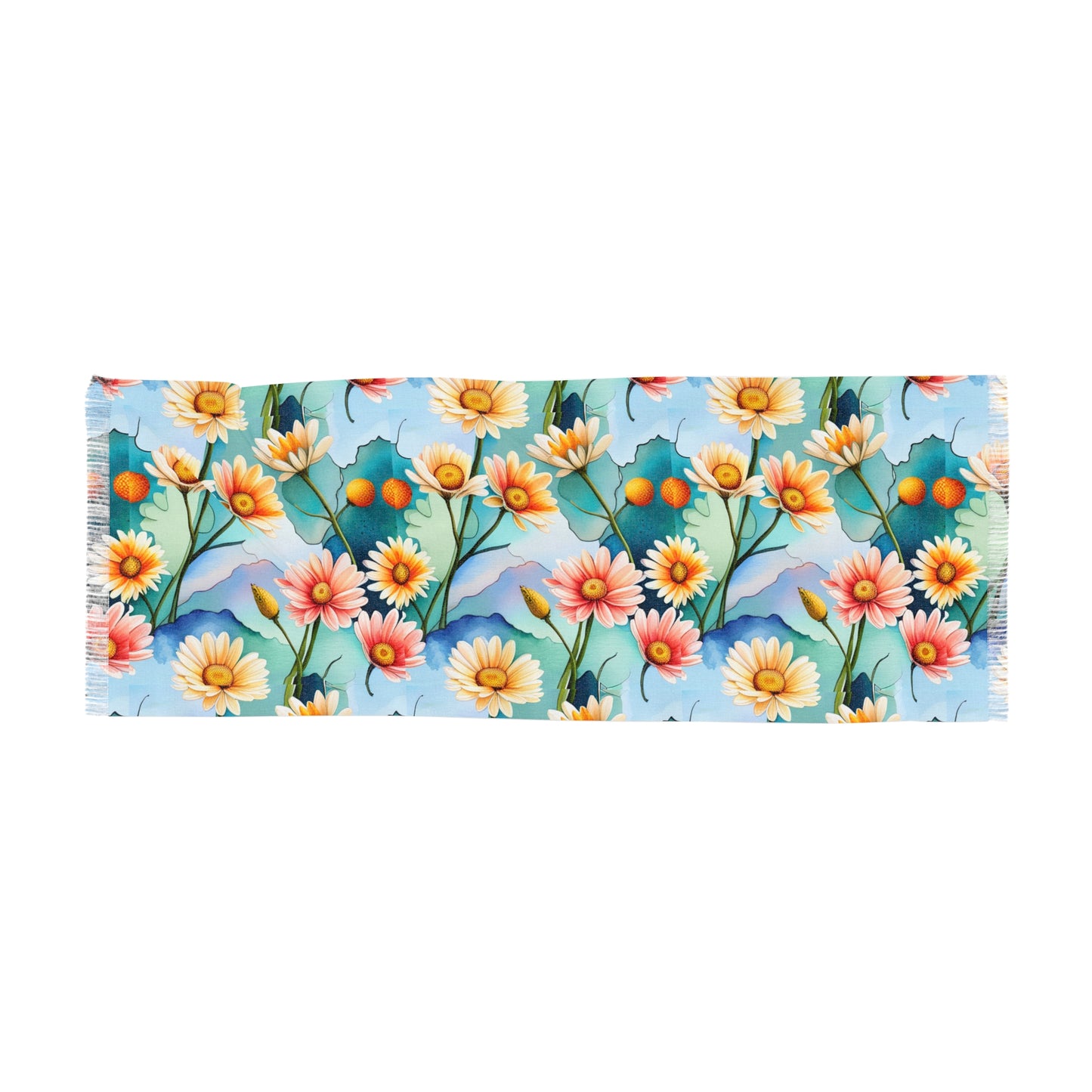 Spring Floral Scarf