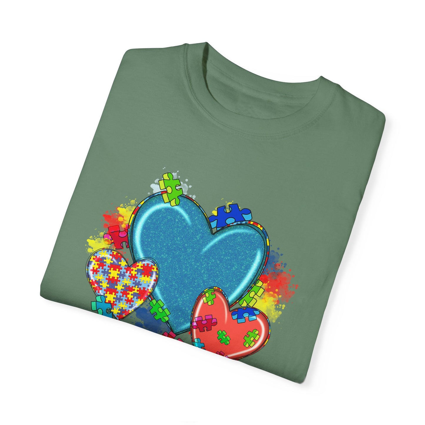 Autism Awareness Hearts T-shirt