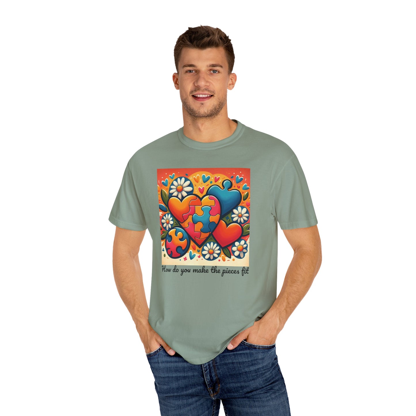 How do you make the pieces fit Autism Awareness T-shirt