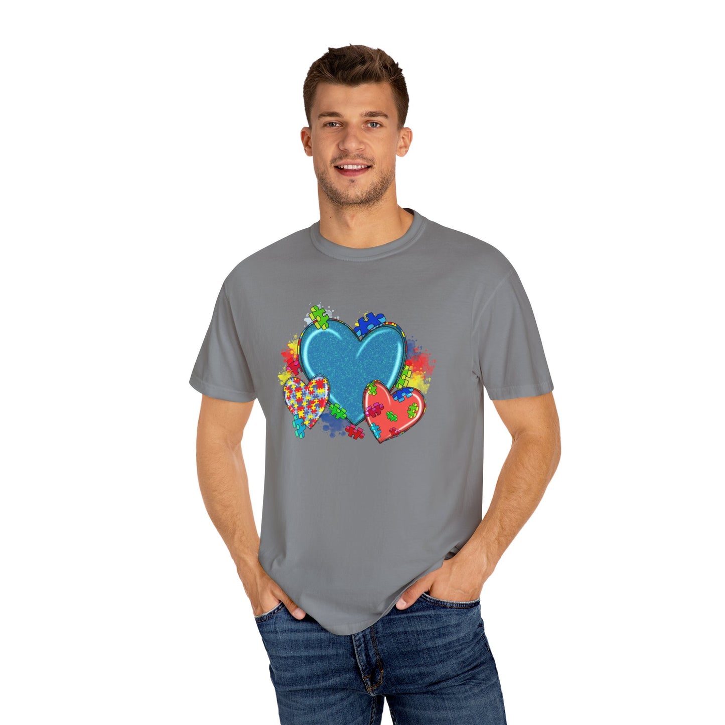 Autism Awareness Hearts T-shirt