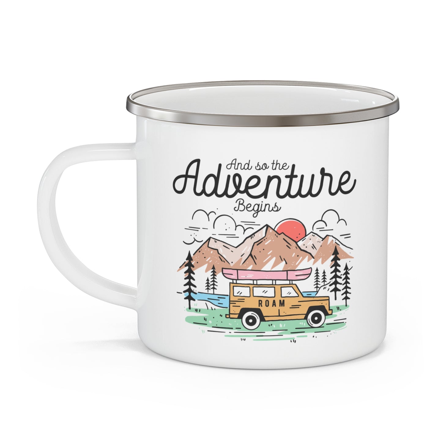 Let the Adventure Begin Camping Mug