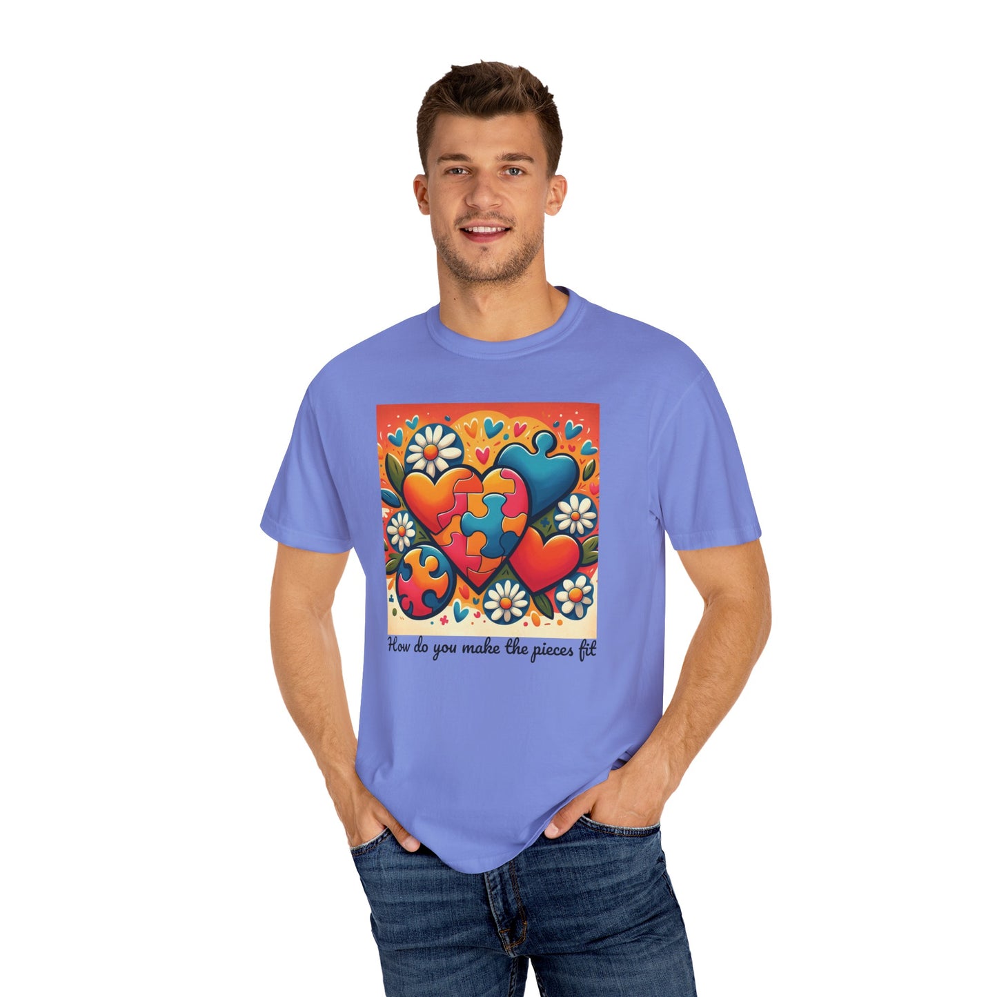 How do you make the pieces fit Autism Awareness T-shirt