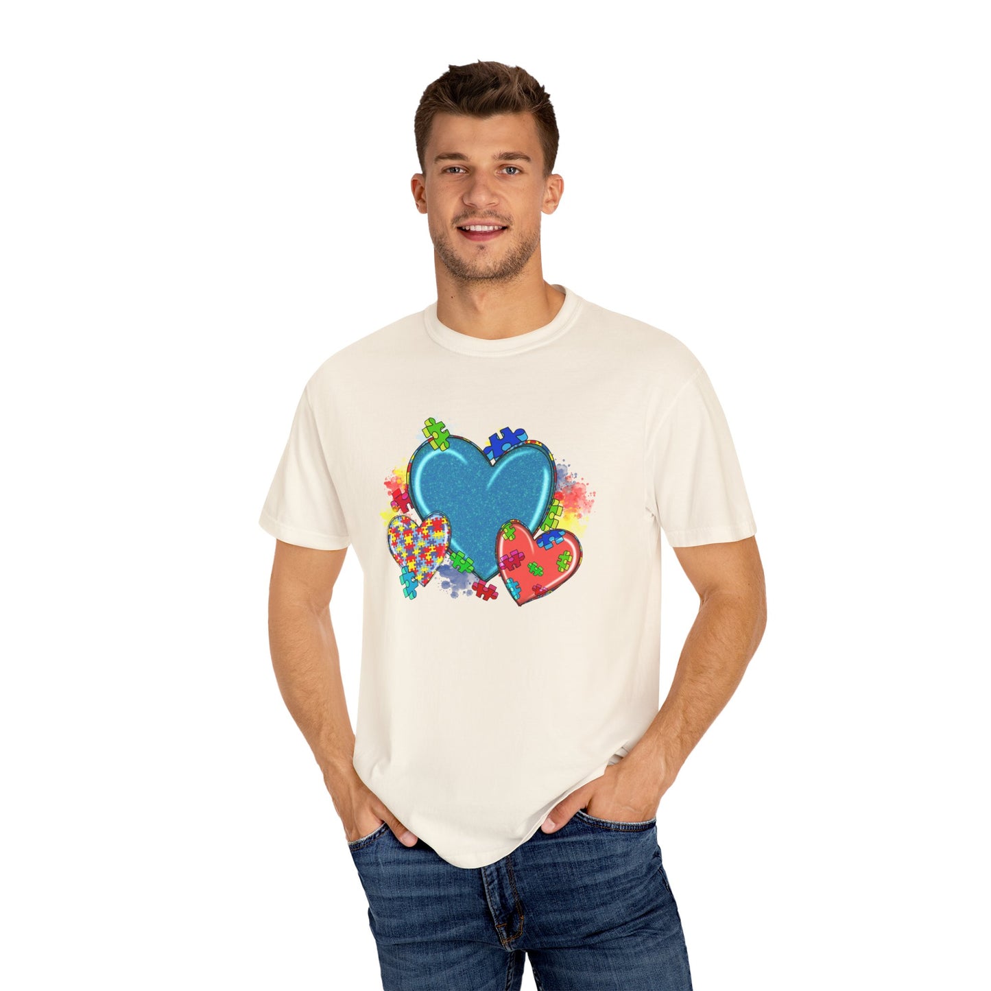 Autism Awareness Hearts T-shirt
