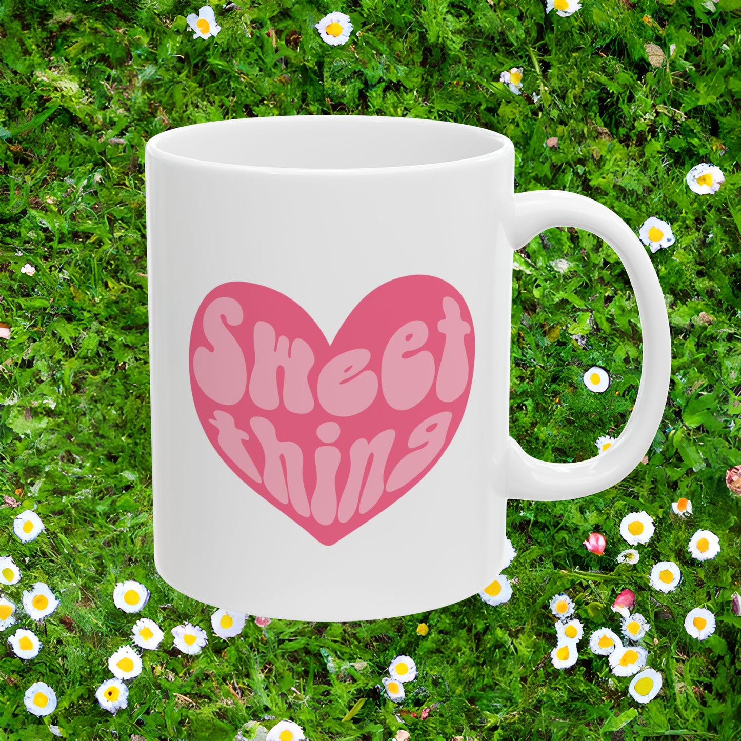 Valentine Groovy Sweet Thing Ceramic Mug