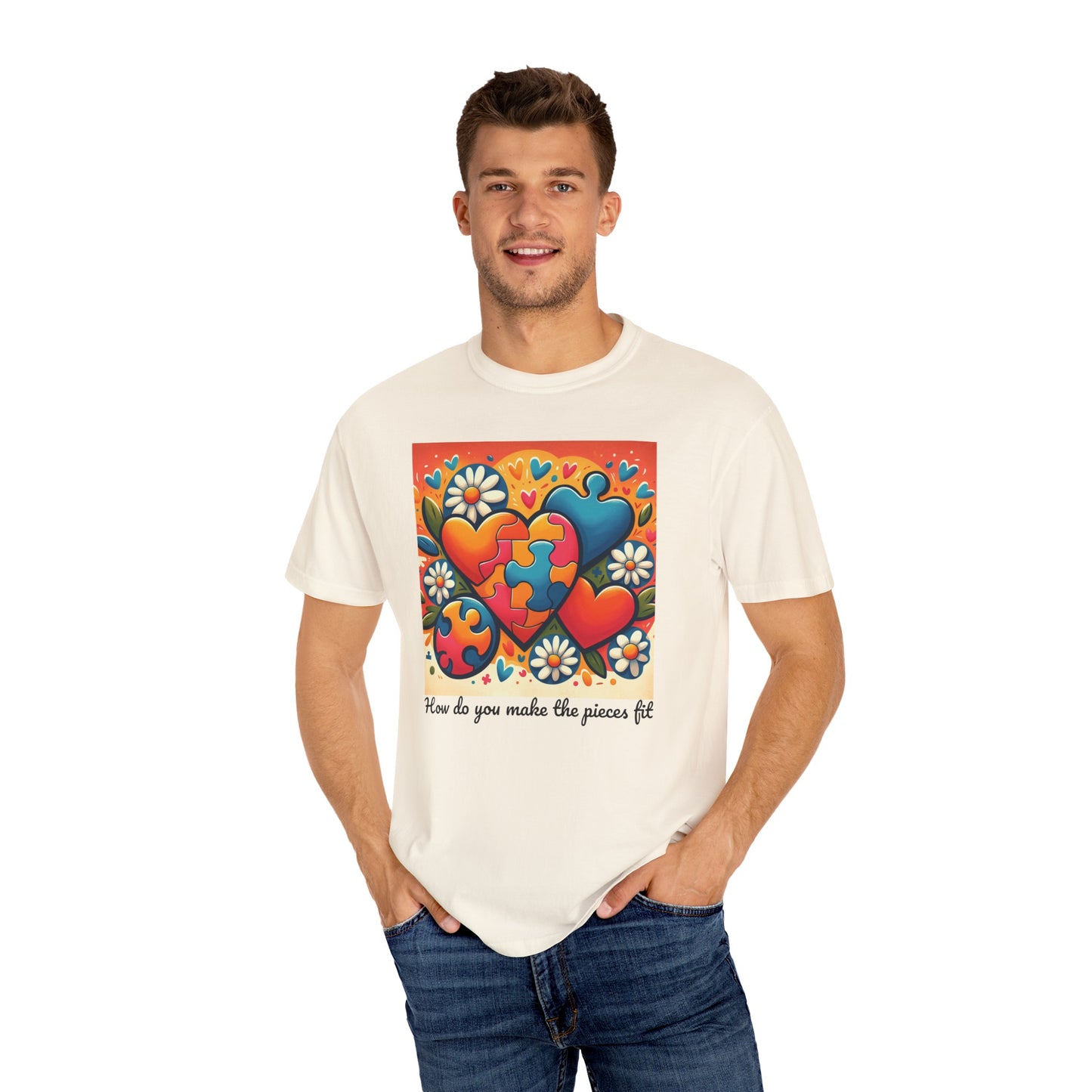 How do you make the pieces fit Autism Awareness T-shirt