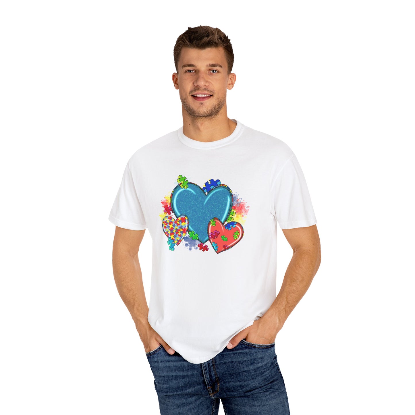 Autism Awareness Hearts T-shirt