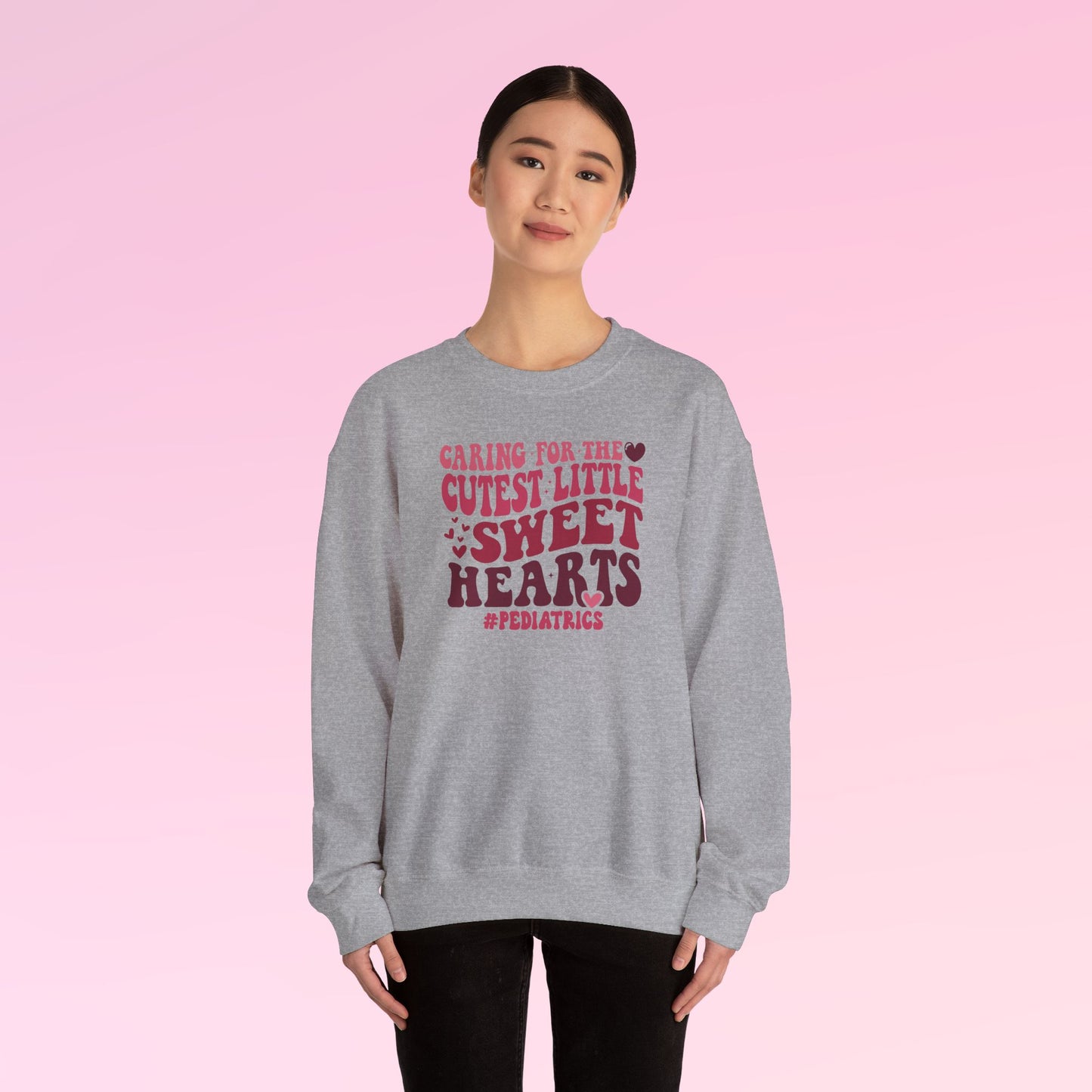 Valentine Pediatrics Nurse Sweatshirt